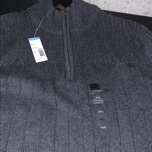 NWT Men’s 3/4 Zip Sweater